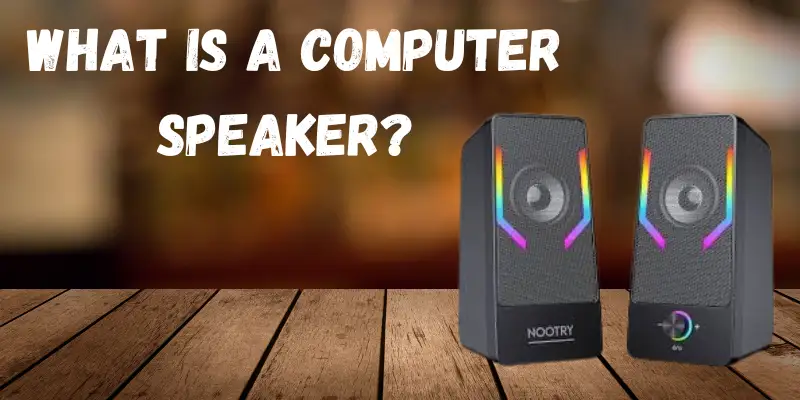 What is a Computer Speaker 1 what is a computer speaker