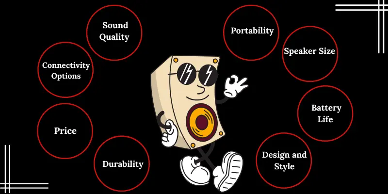 features of speakers features of speakers